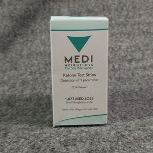 Medi Weight Loss Ketone Test Strips Detection of 1 Parameter 50 Strips New